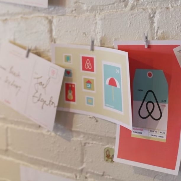 Airbnb brand details designed for the Toronto International Film Festival